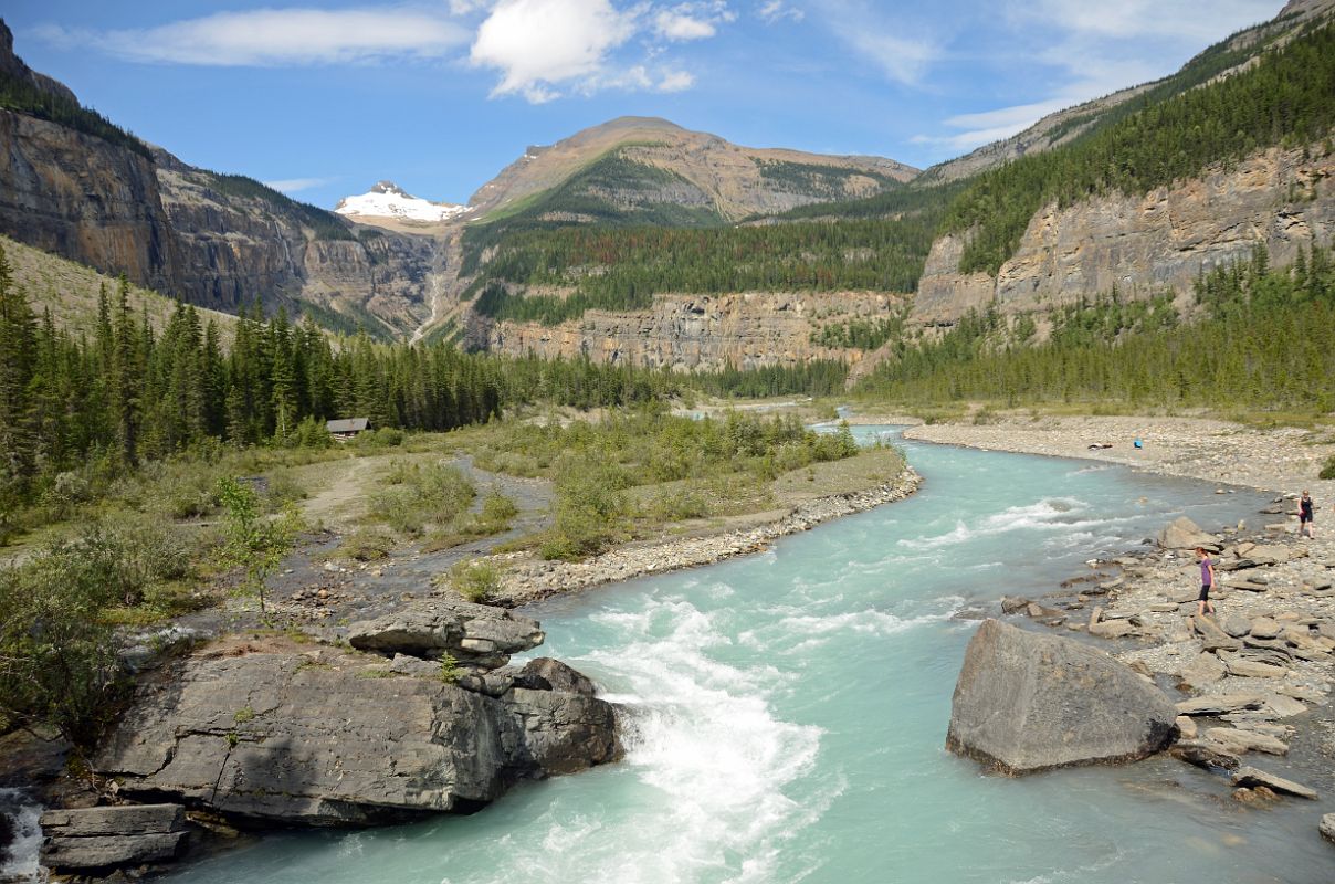 15 Robson River From Bridge At Whitehorn Camp Looking To Valley Of A Thousand Falls